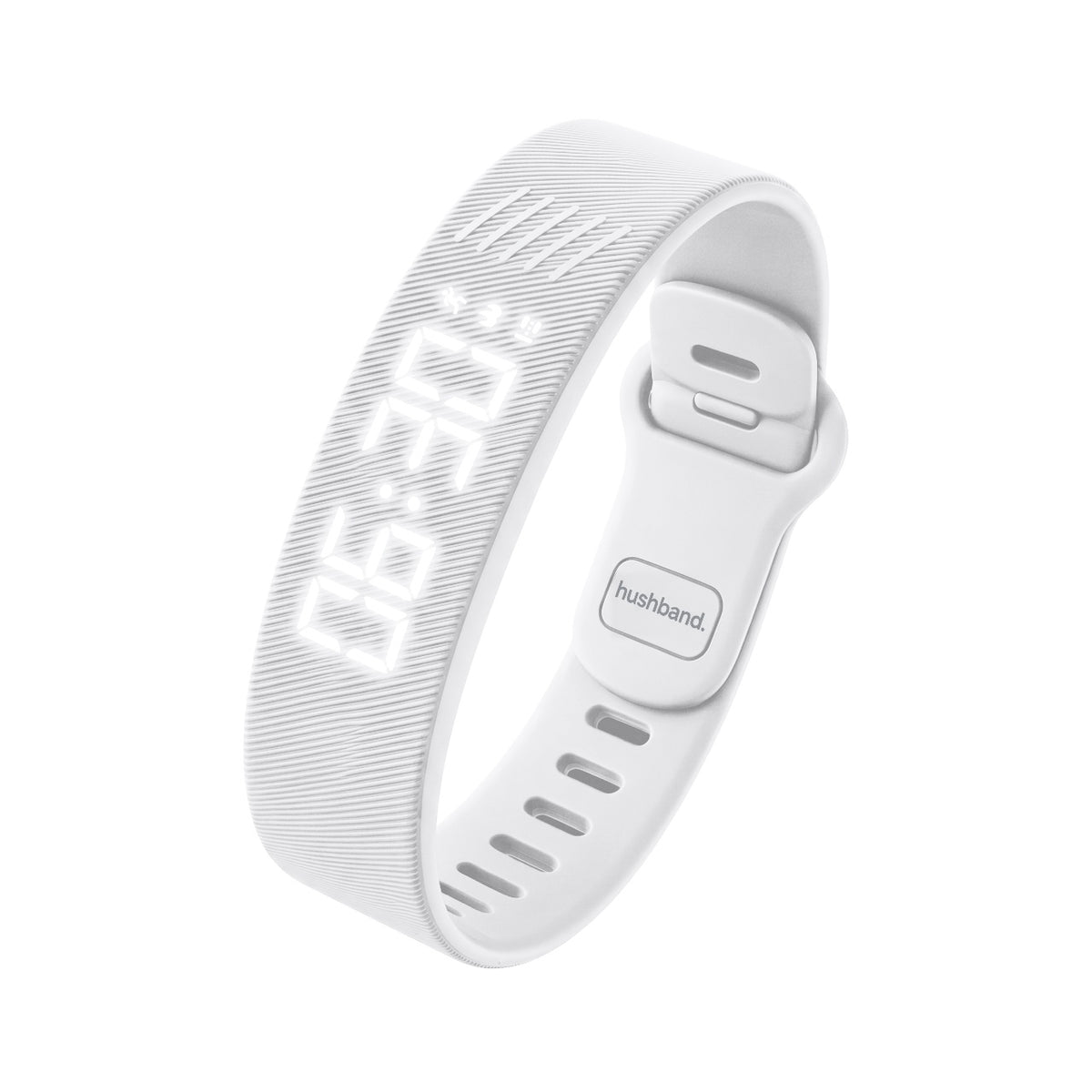 HushBand™ Silent Vibrating Alarm Watch - Pure White